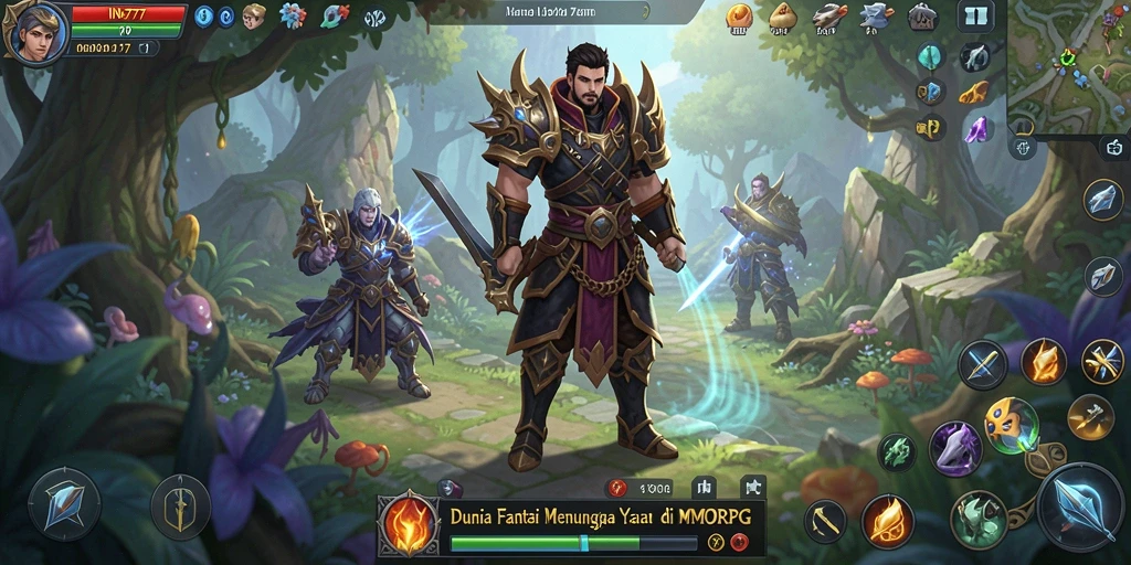 Tangkapan layar dari gameplay menampilkan aksi seru dalam dunia MMORPG.